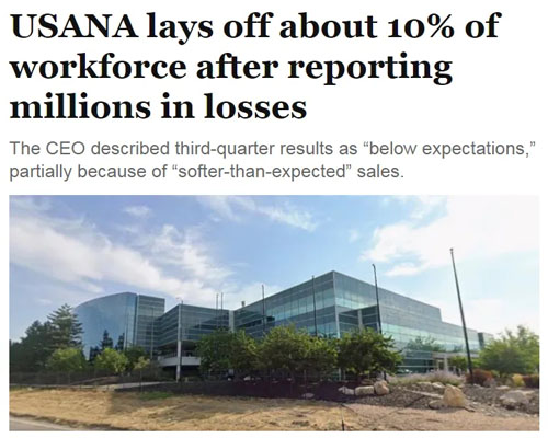 主動調(diào)整業(yè)務(wù)規(guī)模!USANA宣布裁員10%